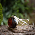 Load image into Gallery viewer, Bracelet Bangle Amber Morwyn 925s Silver