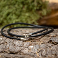 Load image into Gallery viewer, Leather Necklace Thick Smooth