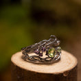 Load image into Gallery viewer, Silver ring Sylvaran 925s Silver
