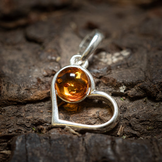 Pendant Amber Sana 925s Silver