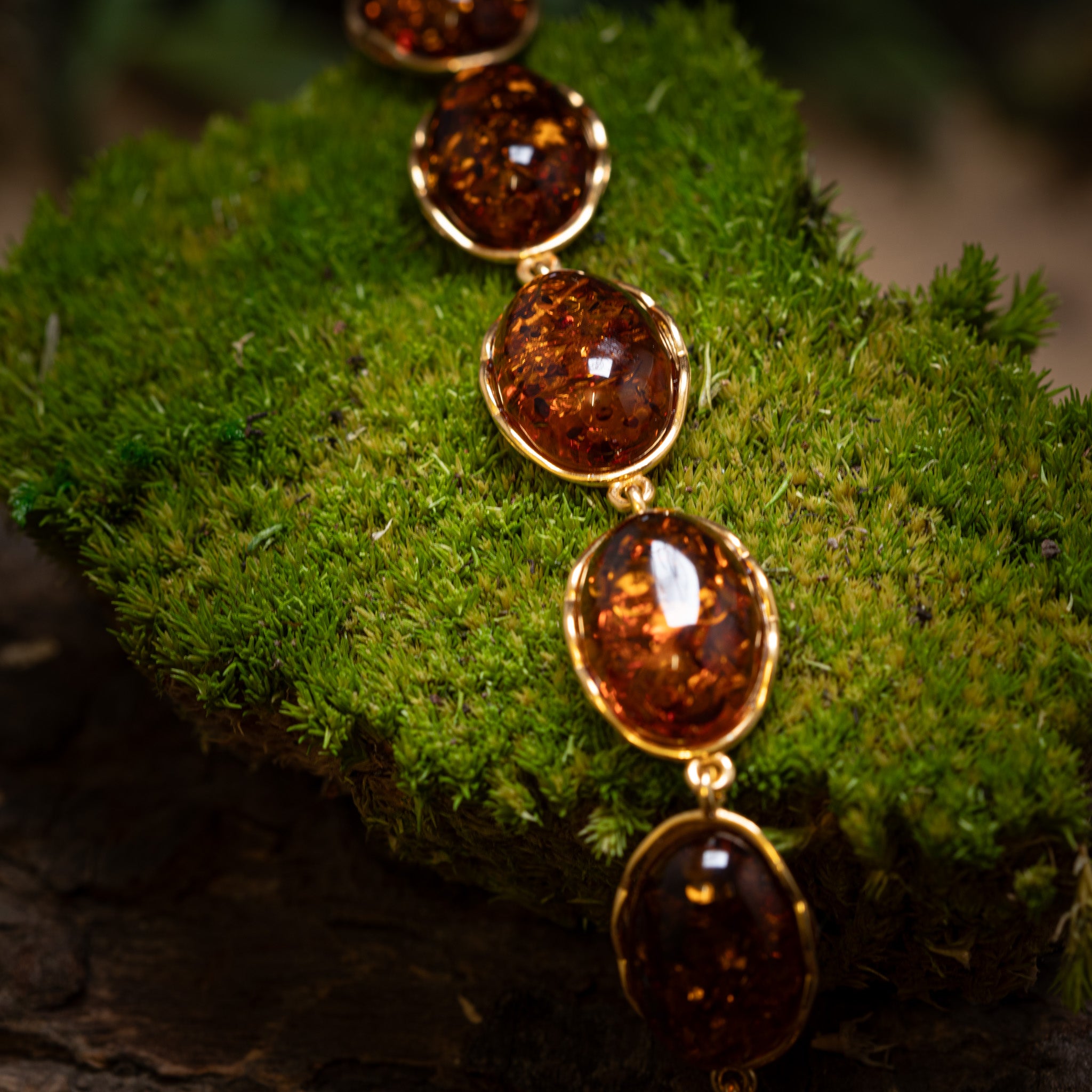 Bracelet Amber Vala 925s Silver