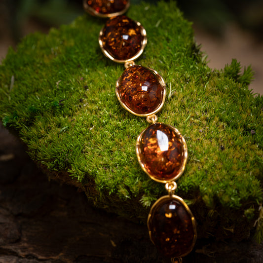 Bracelet Amber Vala 925s Silver