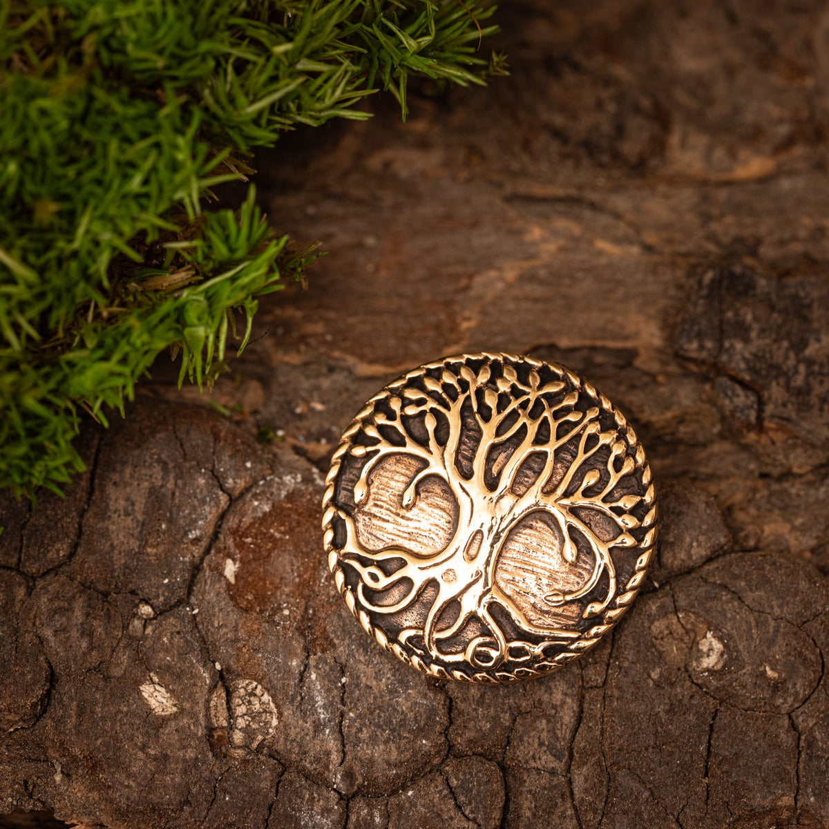 Yggdrasil Tree of Life Pendant Bronze – image 1
