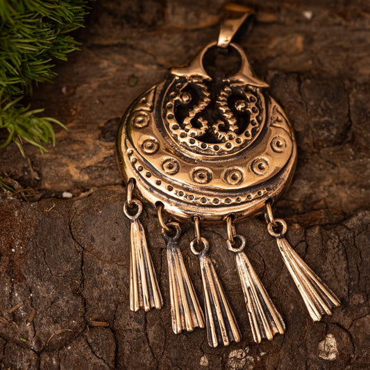Nordic Amulet with Pendant Bronze – Image 1