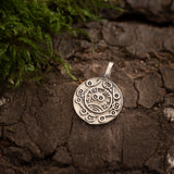 Wodan Coin Pendant Bronze