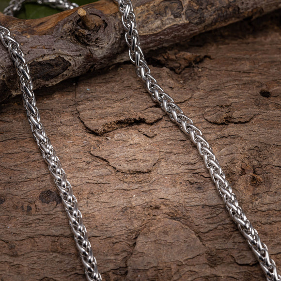Necklace Herringbone Steel 4.5mm