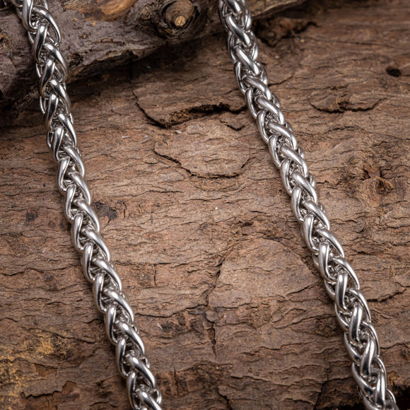Necklace Herringbone Steel 8mm