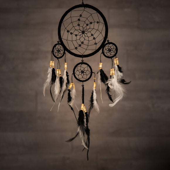 Dreamcatcher 16cm with Natural Beads