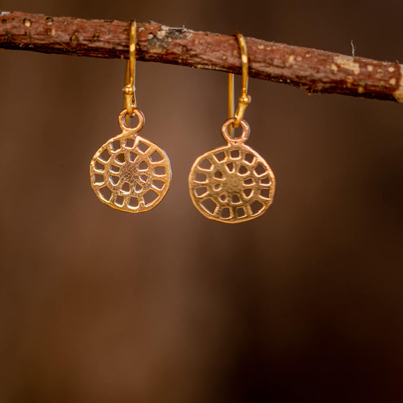 Hanging earrings Hellerstning Bronze 