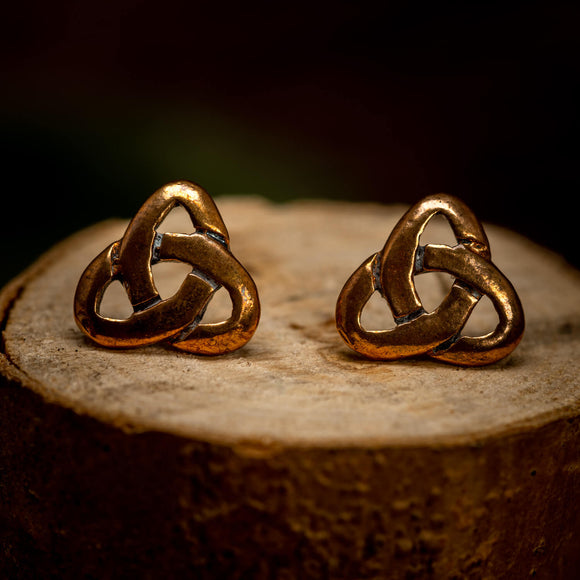Earrings Celtic Knot Bronze 