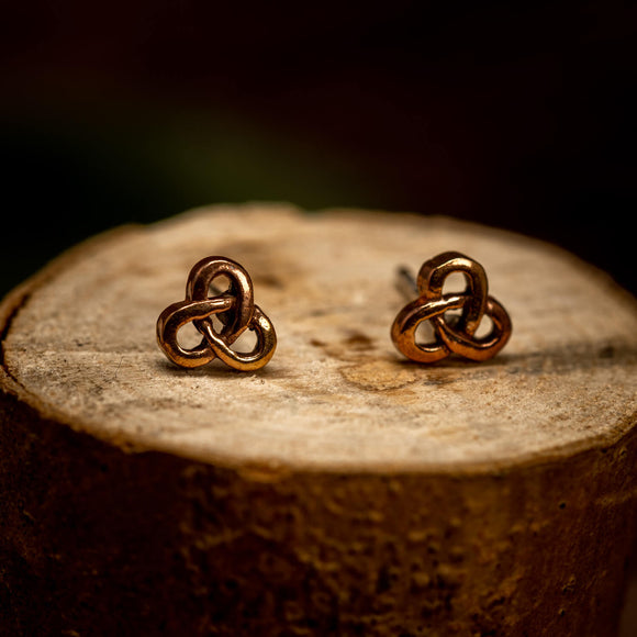 Earrings Celtic Knot Bronze