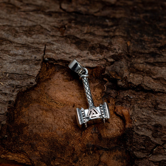 Thors Hammer Blanc Pendant 925s Sterling Silver