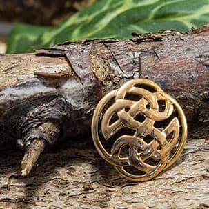 Brooch Celtic knot Bronze