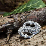 Brooch Midgarden worm 925s Sterling Silver
