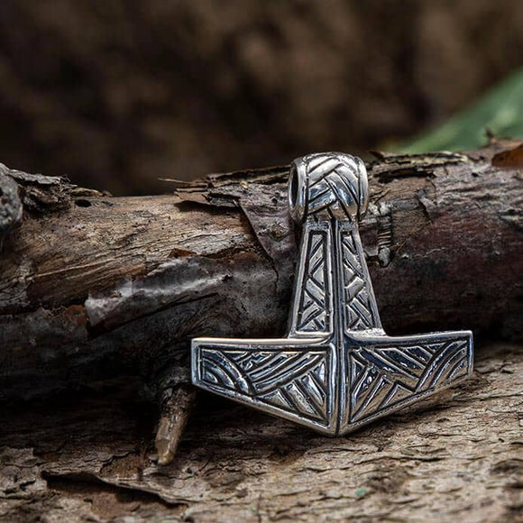 Thor's Hammer Pendants Sindri 925's Silver