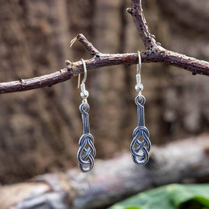 Hanging Earrings Celtic Knob 925s Silver
