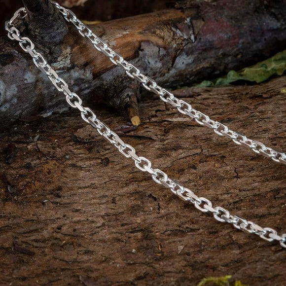 Necklace Anchor Chain 925s Silver 3mm