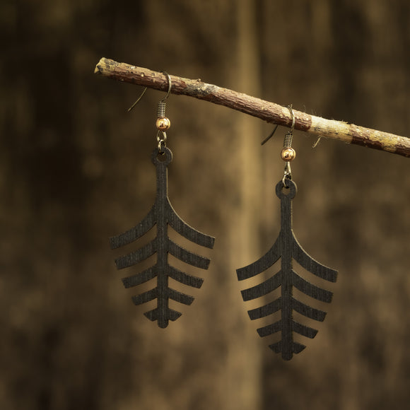 Hanging earrings Hedeby Wood Viking