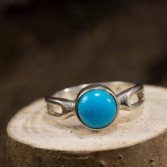 Turquoise Galore Silver Ring 925s Silver