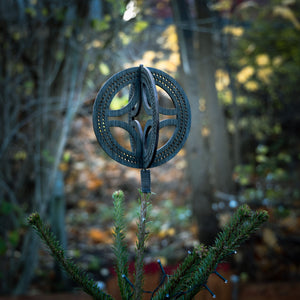 Sun wheel Tree top / Christmas star (18cm)