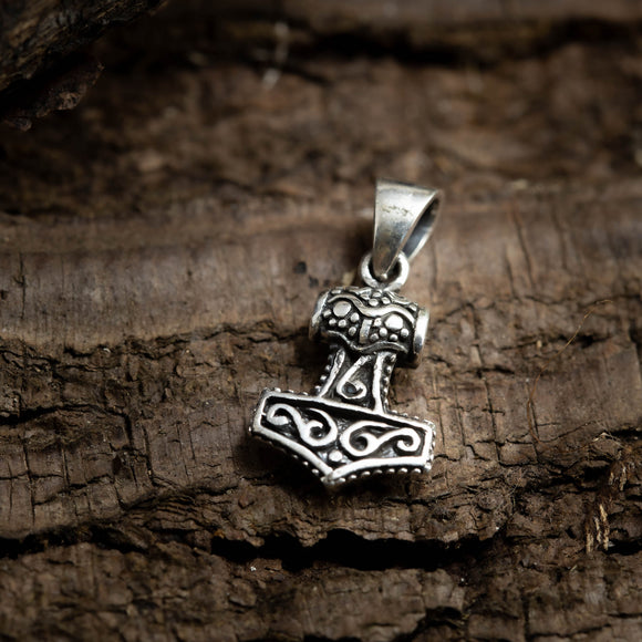 Thor's Hammer Pendant 925s Silver small