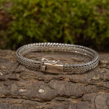 Bracelet ByKila Flat Herringbone 4mm 925s Silver
