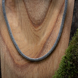 Necklace ByKila Herringbone 5mm 925s Silver