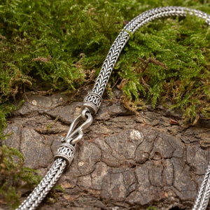 Necklace ByKila Herringbone 5mm 925s Silver