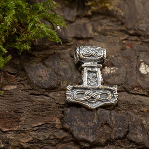 Thor's Hammer Ethril Pendant 925s Silver