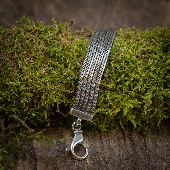 Bracelet foxtails 2.5mm 925s Silver 