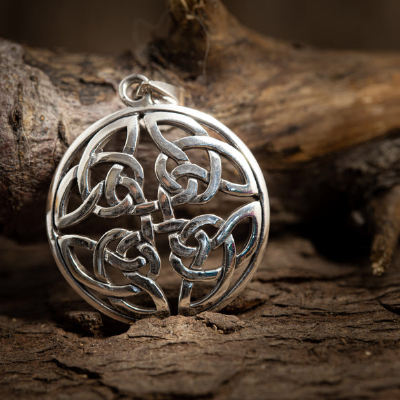 Vikinge Celtic Knot Asger Pendant 925s Silver