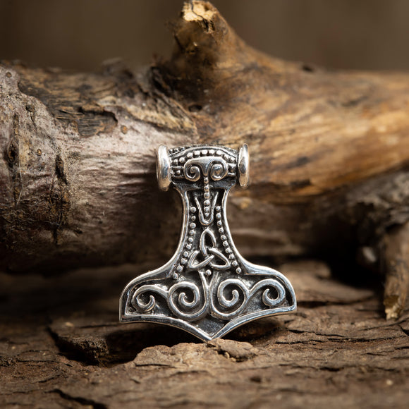 Thor's Hammer Pendant Hallgeir 925's Silver