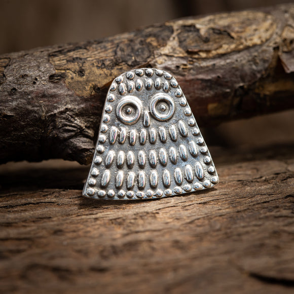 Owl Pendant 925s Sterling Silver