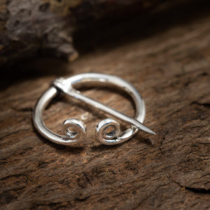 Brooch Ring Needle Small 925s Silver