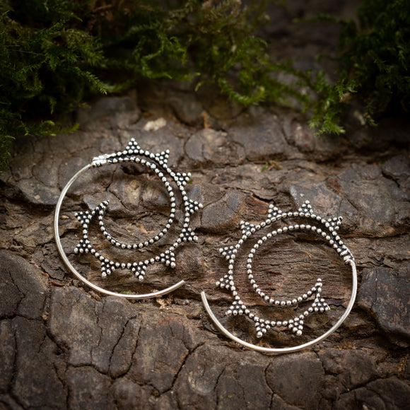 Earrings Rosir 925s Silver Creoles