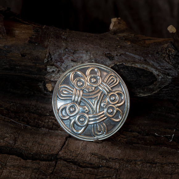 Viking Shield Pendant 925s Sterling Silver
