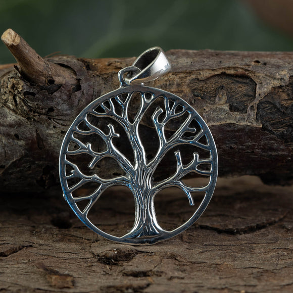 Yggdrasil Life Tree Pendant Wonder 925s Sterling Silver
