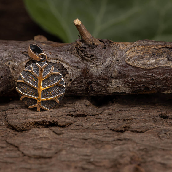 Yggdrasil Tree of Life Define Pendant Bronze