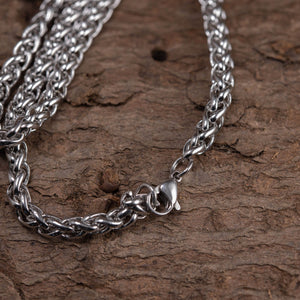 Thor's Hammer Pendant Steel with chain