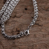 Thor's Hammer Pendant Steel with chain