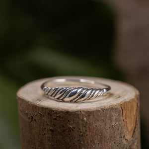 Silver ring Viking twist 925s Silver 