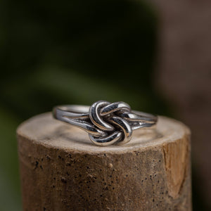 Silver ring knot 925s silver