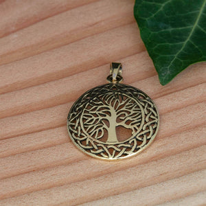 Yggdrasil Tree of Life Pendant Qath Bronze