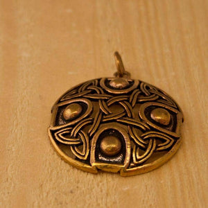 Vikinge Shield Pendant Bronze
