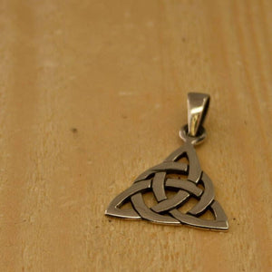 Celtic Node Triangle 925s Silver
