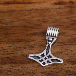 Thors Hammer Woven Pattern 925s Silver