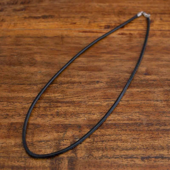 Leather Necklace Thick Smooth