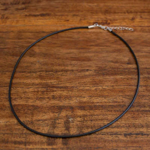 Steel Necklace in Black Coating