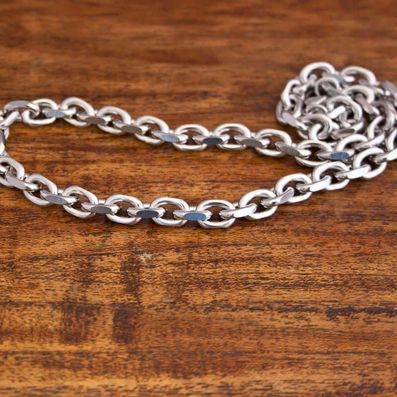 Necklace Anchor Chain in Steel 8mm