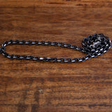 Necklace Anchor Chain Black Steel 5mm